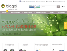 Tablet Screenshot of biaggi.com